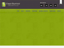 Tablet Screenshot of fbcgreenville.net